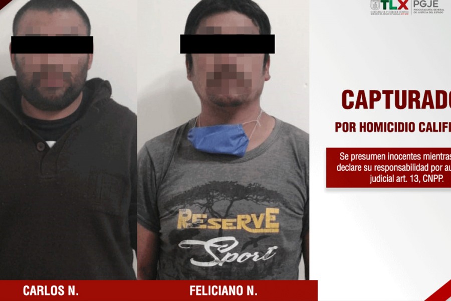 Captura PGJE a presuntos homicidas de un hombre en El Carmen Tequexquitla