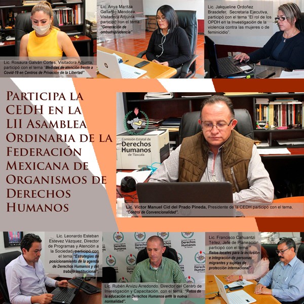 Participa CEDH en asamblea ordinaria de la FMOPDH