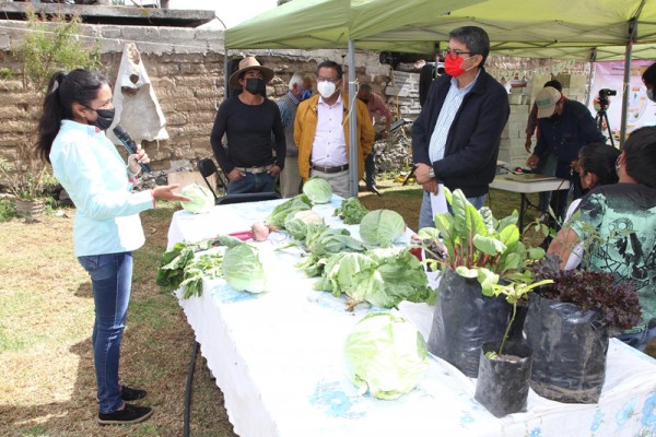 Impulsa SEFOA la producción y alimentación saludable en el medio rural @GobTlaxcala