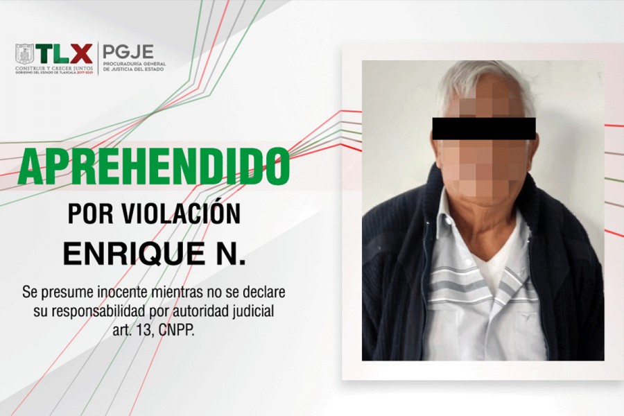 Aprehende PGJE a culpable por violación