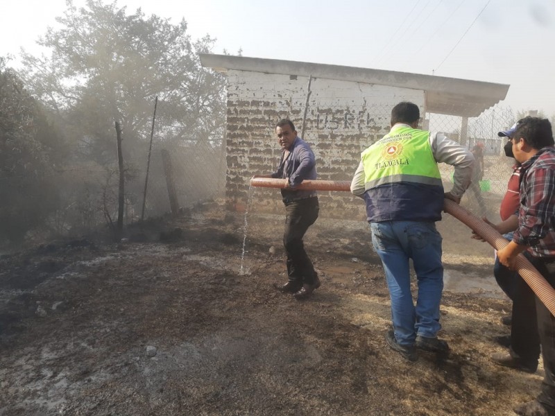 Activa CEPC protocolo de emergencia por incendio en Sanctórum