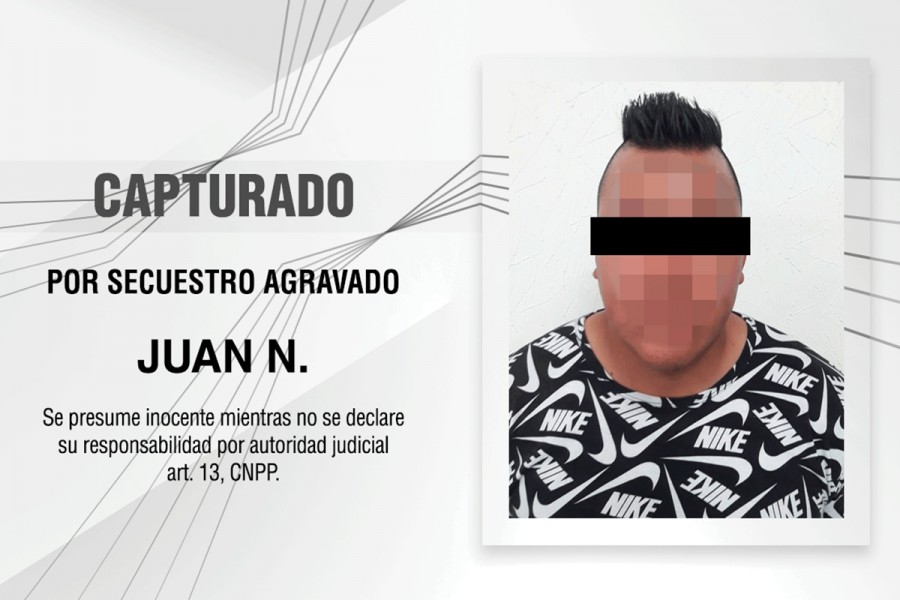 Captura PGJE a imputado por secuestro agravado