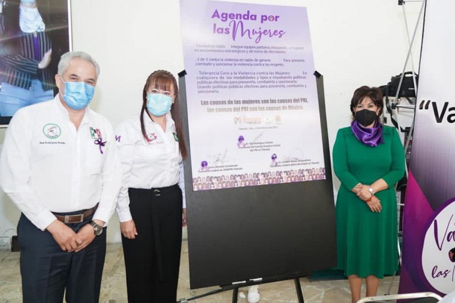 Firma Anabell Ávalos Zempoalteca la agenda por las mujeres