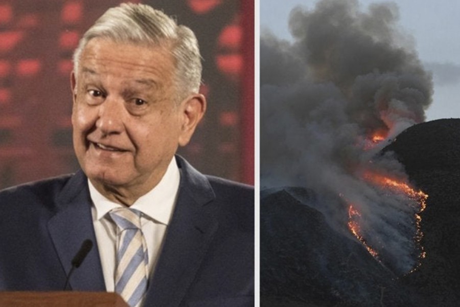 'No soy igual que otros, de actuar para tomarme la foto': AMLO descarta visitar Sierra de Arteaga siniestrada por incendio