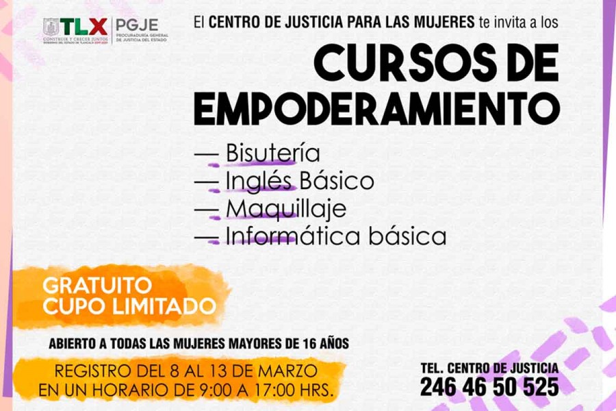 Realizará CJM talleres para fomentar el empoderamiento de las mujeres