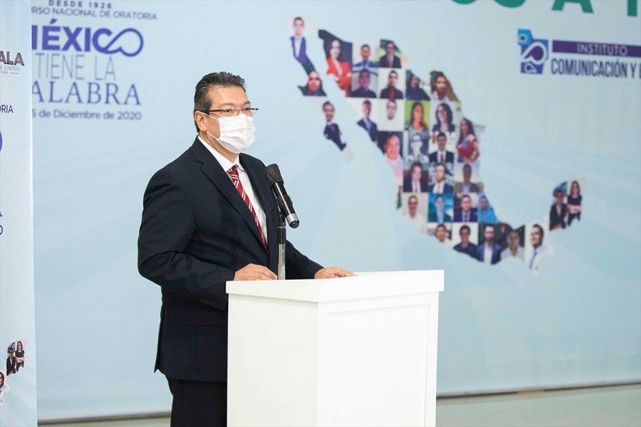 Inicia concurso nacional de oratoria “México tiene la palabra”: Marco Mena da bienvenida a participantes
