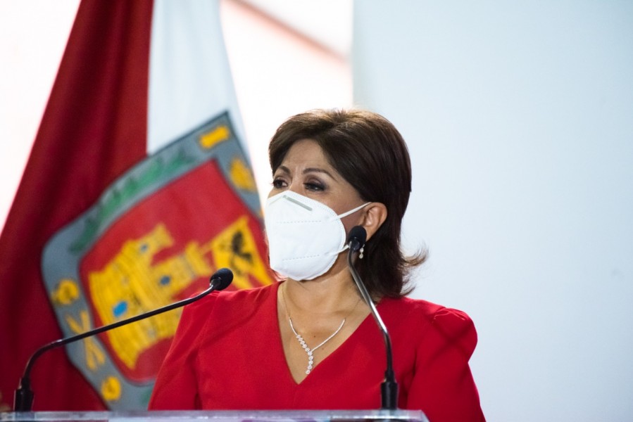 Anabell Avalos Zempoalteca es la candidata de la coalición Unidos por Tlaxcala (PRI, PAN, PRD, PAC y PS)