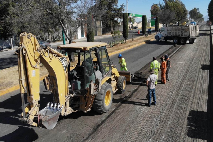Inician trabajos de rehabilitación del bulevar Juan Pablo II