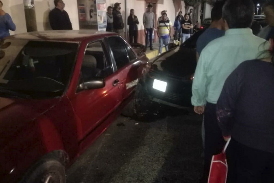 Queda a disposición del M.P. masculino que provocó accidente en calles de @GobHuamantla