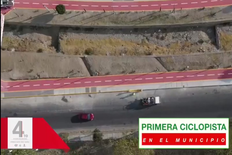 Huamantla fomenta el deporte con la primera ciclovía e iluminaria Cuarto Informe Huamantla Jorge Sánchez Jasso