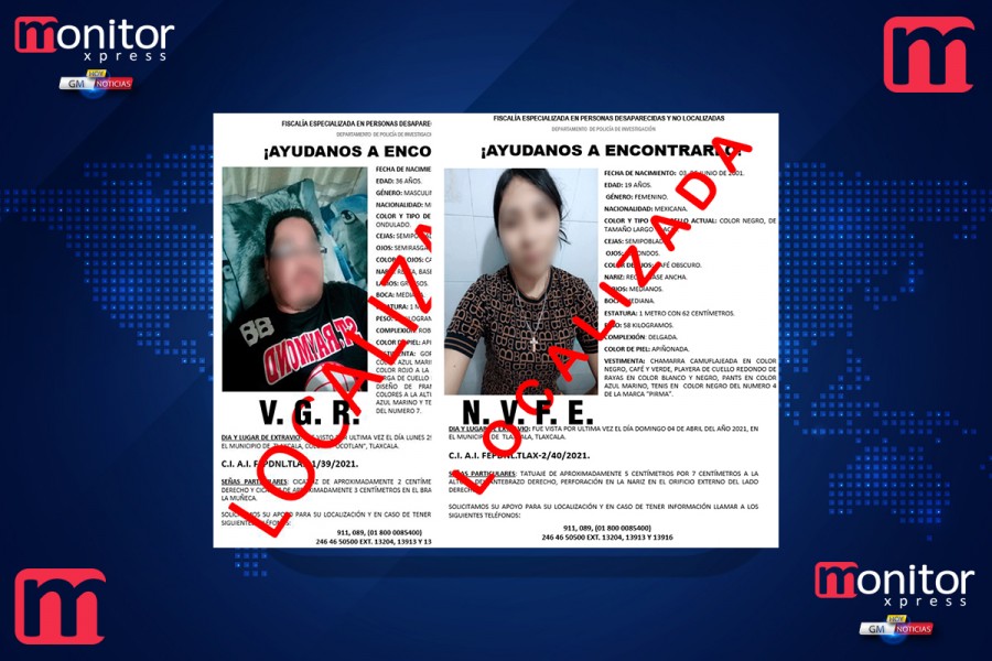 Localiza PGJE a un hombre y una joven reportados como extraviados