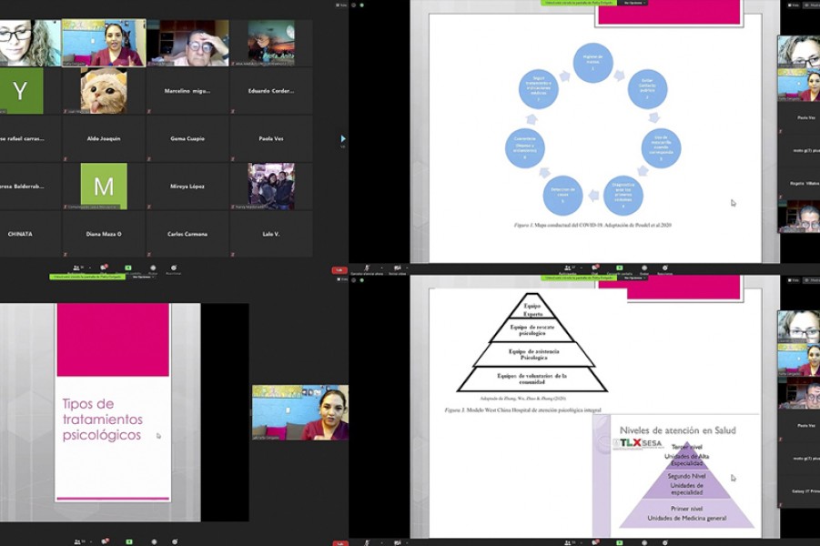 Exponen en la UATx acerca de medidas psicológicas de afrontamiento a la pandemia