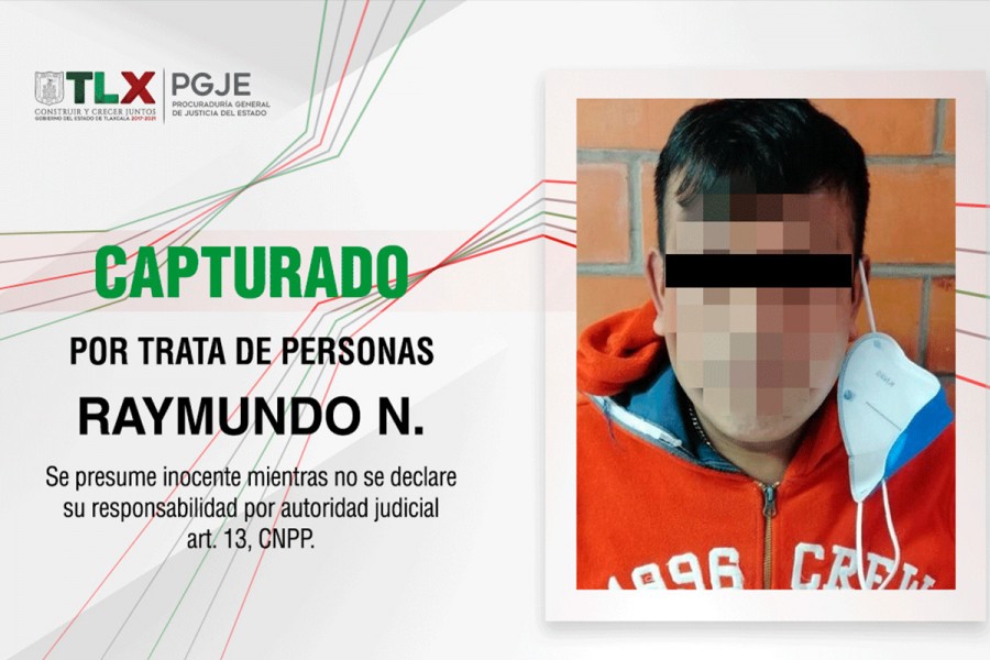 Capturan procuraduría de Tlaxcala y Fiscalía de Puebla a culpable por trata de personas