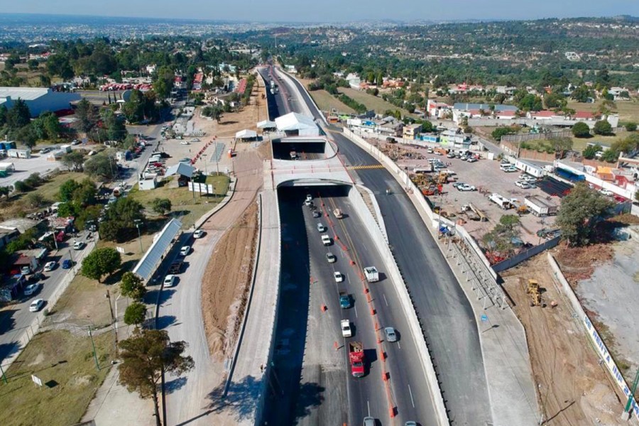 Anuncia SECODUVI cierre intermitente de la carretera Tlaxcala-Apizaco para colocar trabes en Ocotoxco