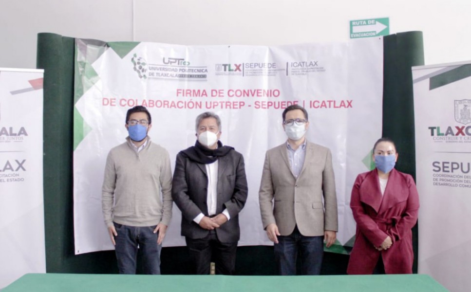 Firma UPTREP convenio de colaboración con SEPUEDE-ICATLAX