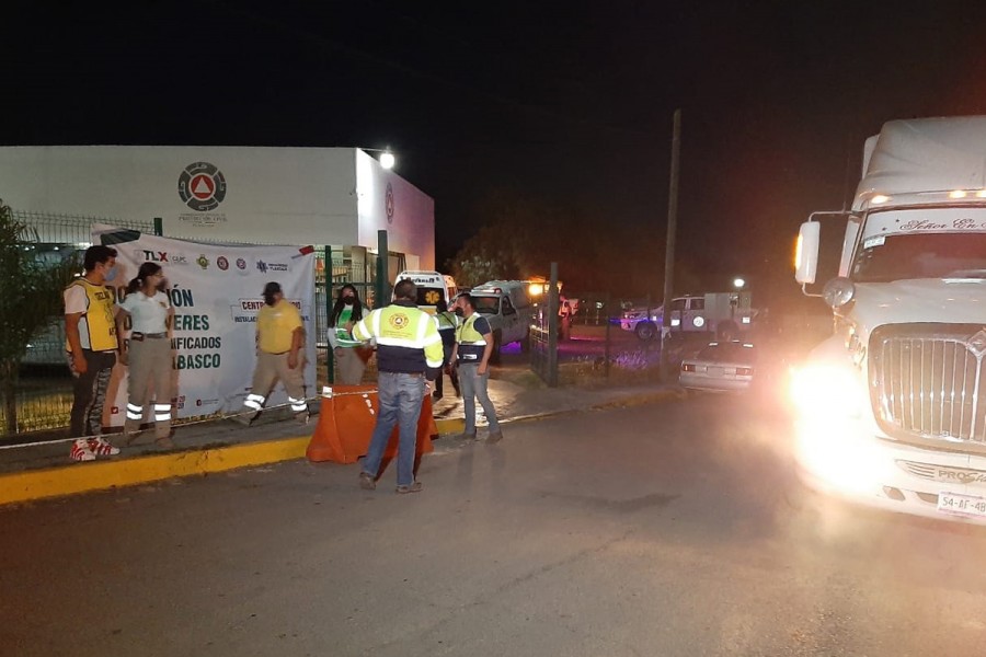 Envía @GobTlaxcala segundo cargamento con ayuda humanitaria a Tabasco