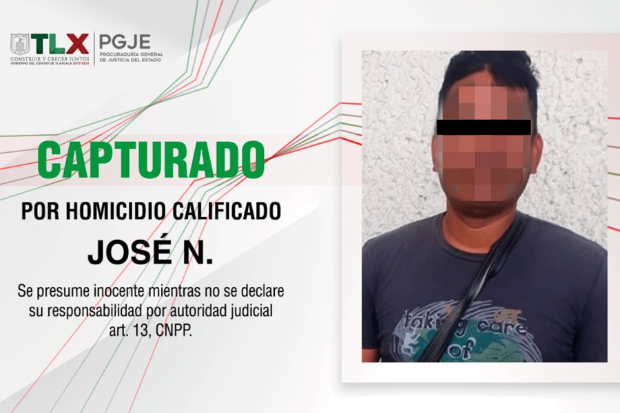 Capturan Procuraduría de Tlaxcala y Fiscalía de Campeche a imputado por homicidio calificado