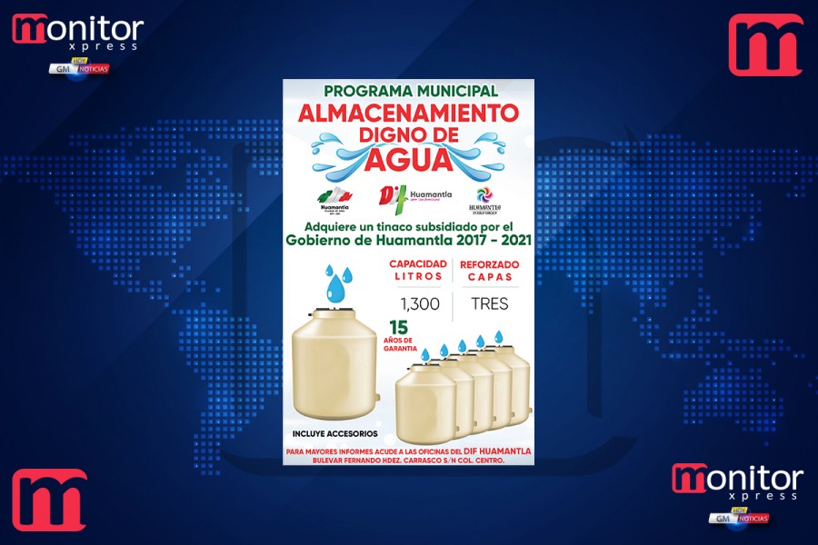 Invita Gobierno de Huamantla a adquirir abono orgánico gratuito y calentadores solares y tinacos tipo rotoplas subsidiados