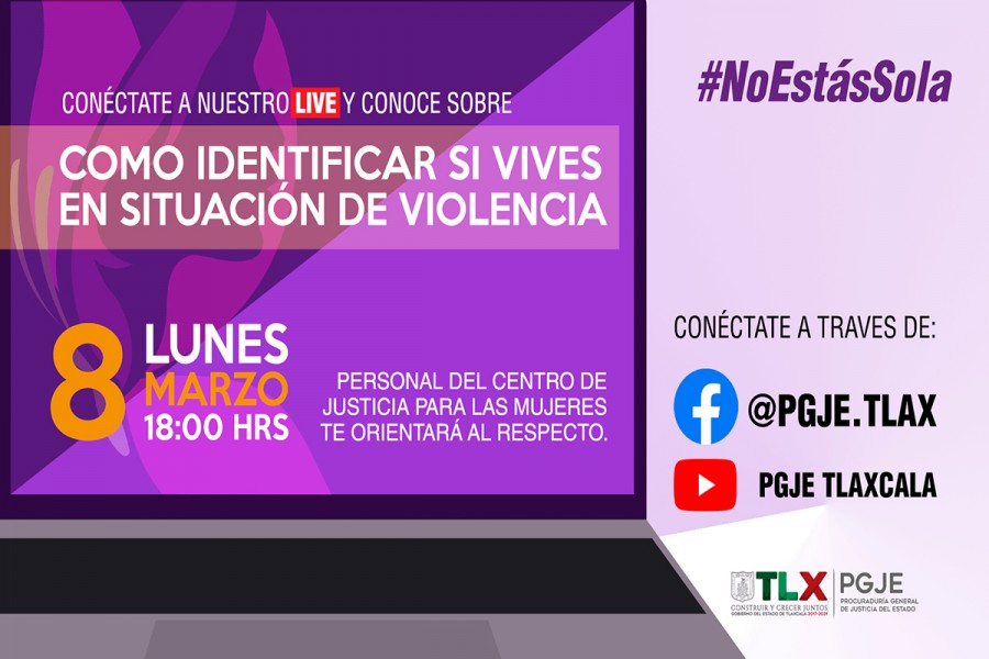 El CJM orientará en línea como identificar si vives en situación de violencia