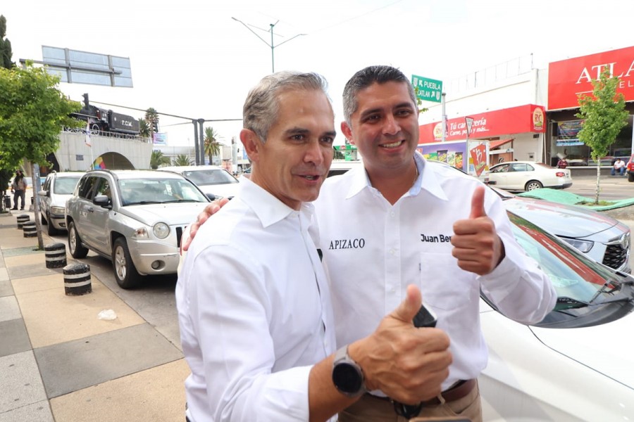 Respalda Mancera a Juan Bernardo rumbo a la presidencia de Apizaco; augura rotundo triunfo