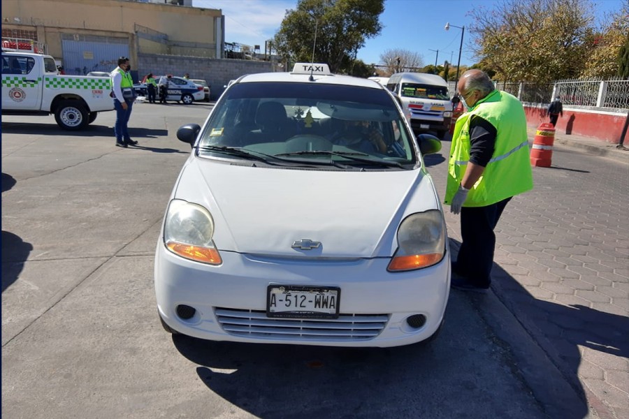 Mantiene SECTE supervisión de medidas sanitarias en transporte público