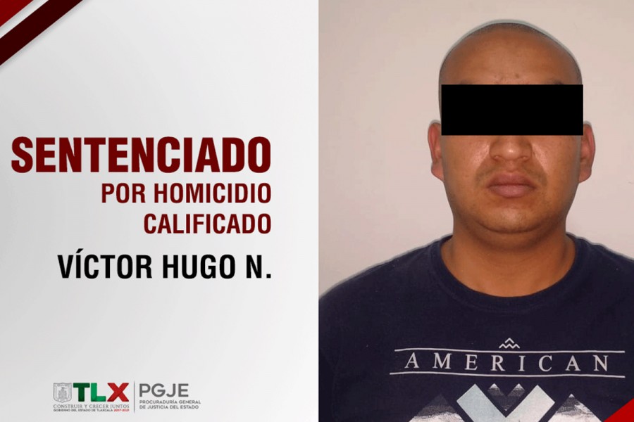 Consigue PGJE 20 años de prisión contra homicida