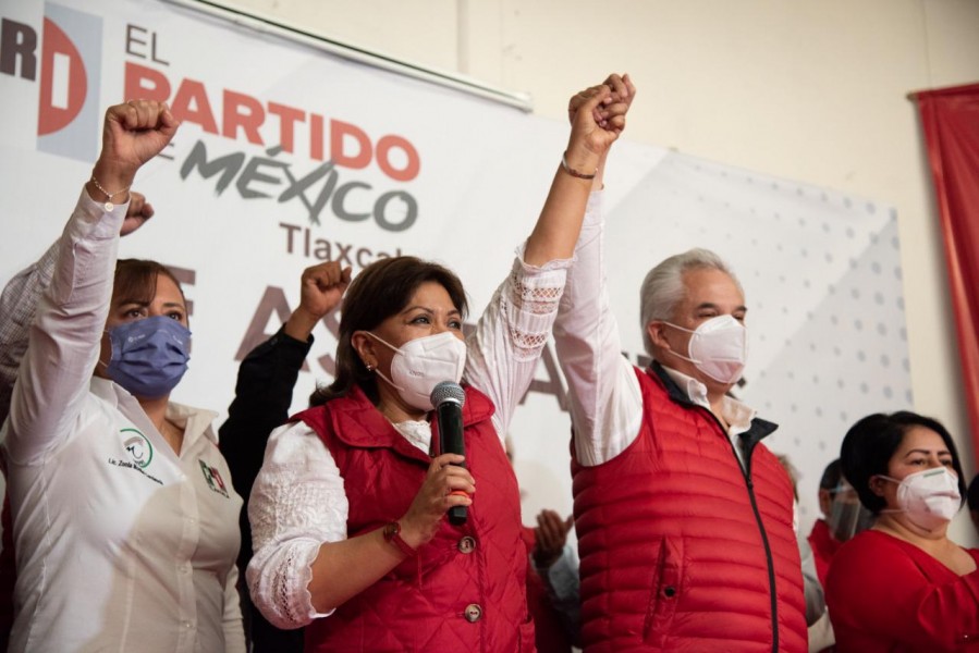Se registra Anabell Ávalos como candidata del PRI a la gubernatura de Tlaxcala