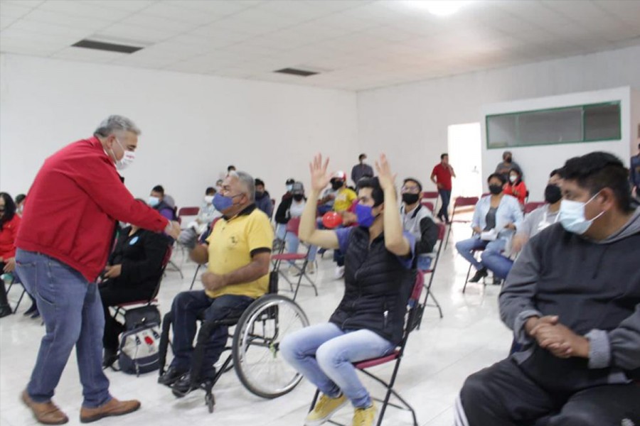 Necoechea refrenda su compromiso con las Personas con Discapacidad