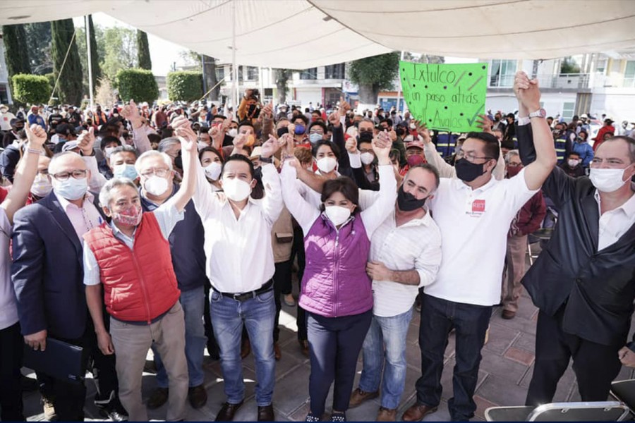 Anabell Ávalos se reúne con trabajadores de la industria en Tlaxcala
