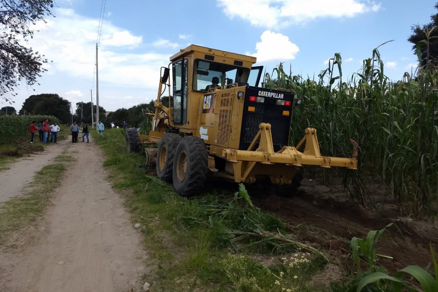 Respalda SECODOVI al sector campesino con préstamo de maquinaria