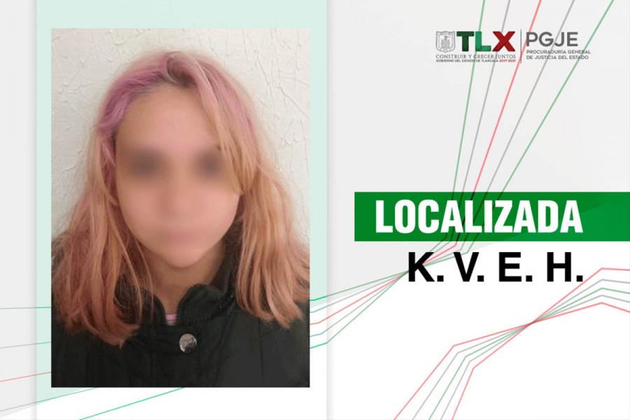 Localiza PGJE a menor de edad reportada como extraviada en la CDMX