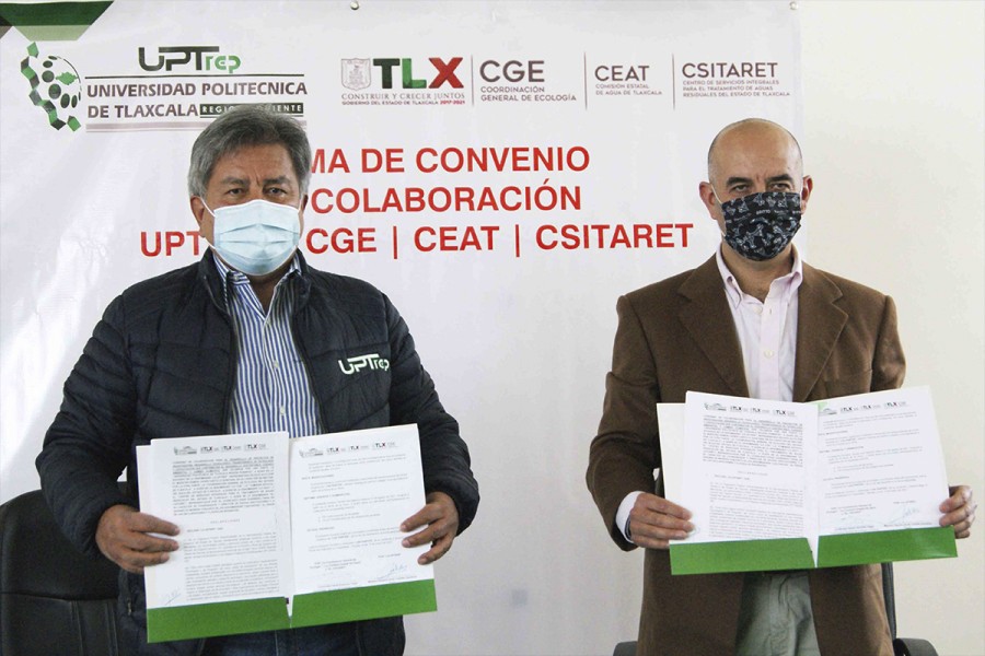 Signan CGE Y UPTREP convenio de colaboración para desarrollar proyectos conjuntos