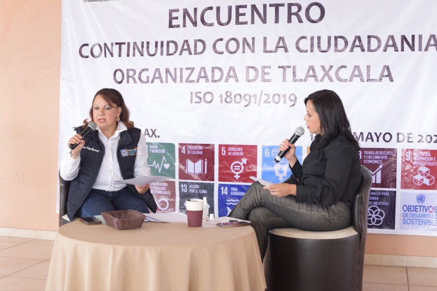 Acepta Claudia Pérez, colaborar con el Observatorio Ciudadano de Tlaxcala para ser evaluada