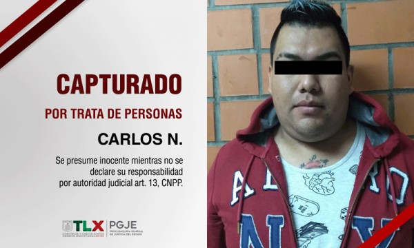 Captura PGJE a imputado por trata de personas