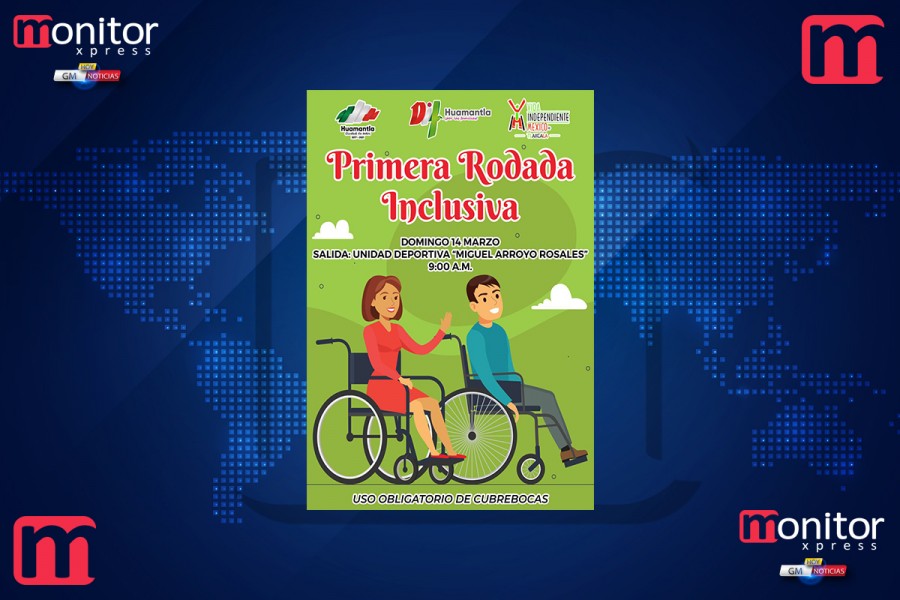 Organiza DIF Huamantla la primera rodada inclusiva para personas con discapacidad